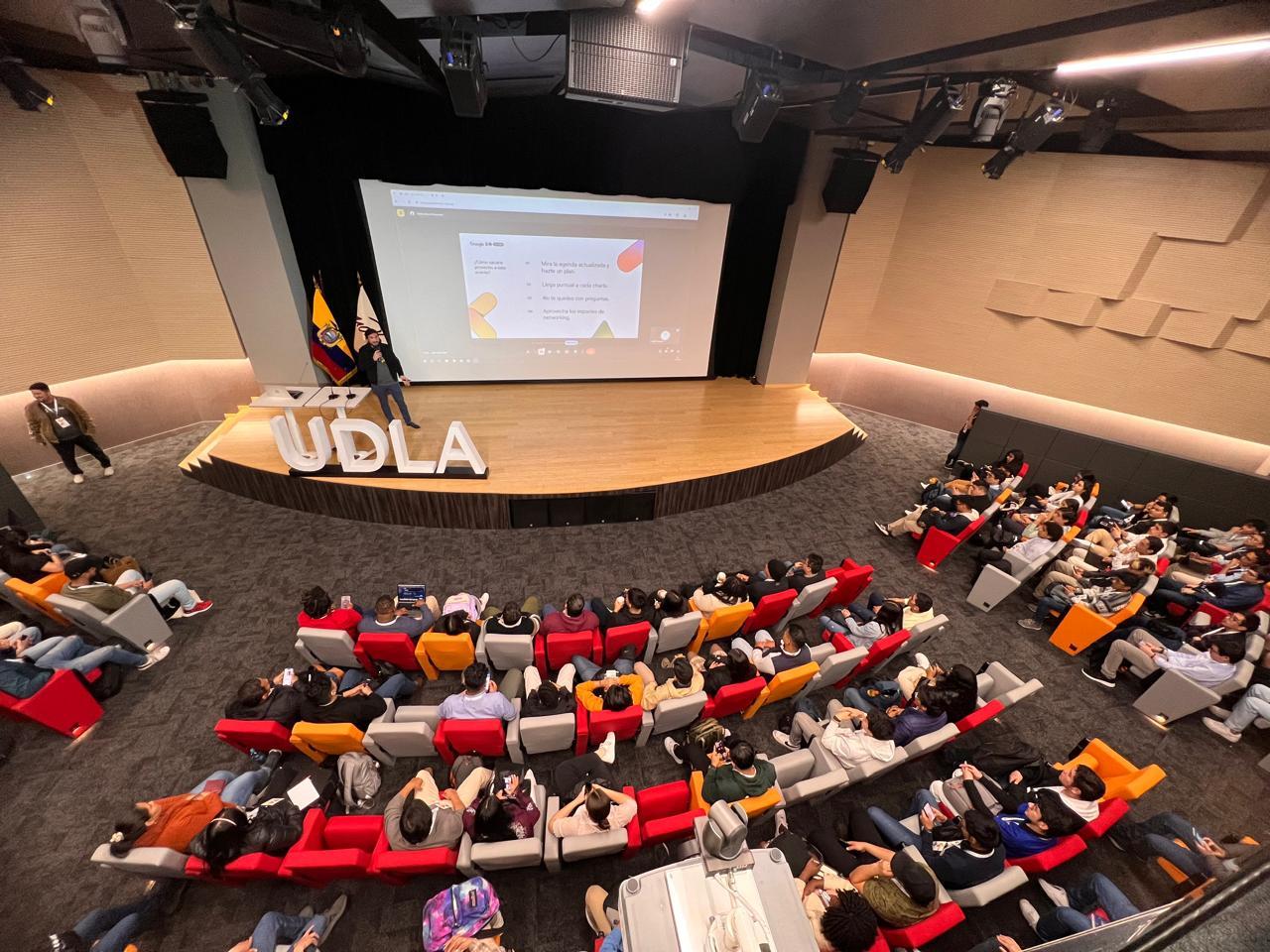 Me standing on stage at SmashingConf giving a talk about my optimism for the web